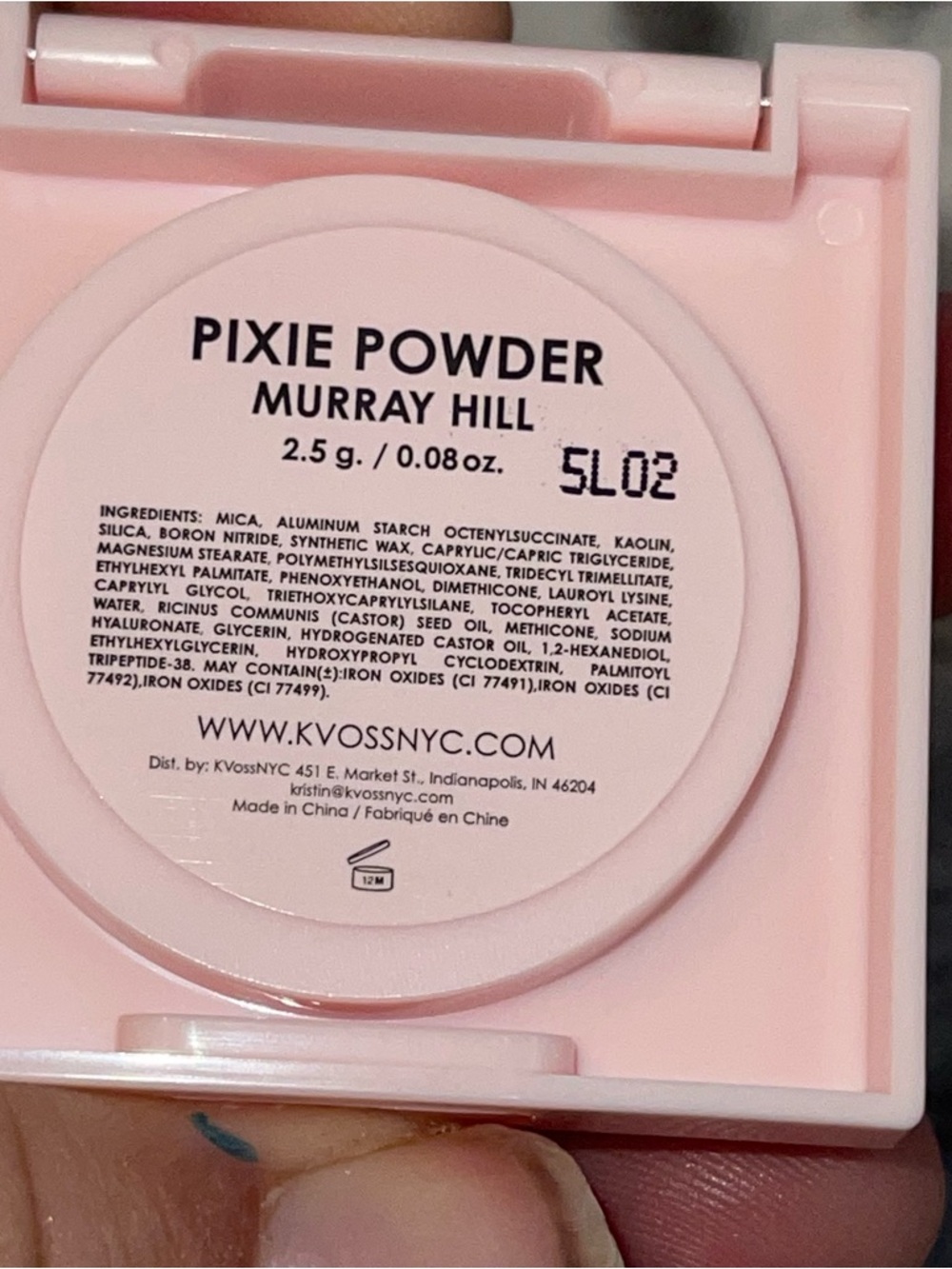 K Voss pixie Powder sample - Picture 2 of 5